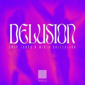 DELUSION Vol. 1 - Trap & RnB Loops art cover