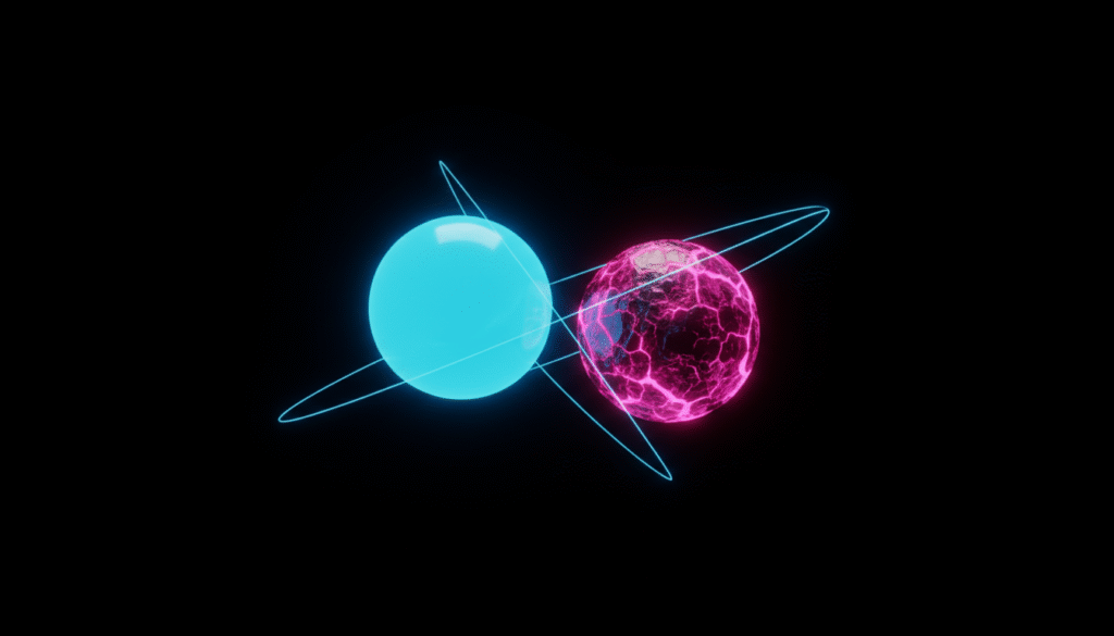 Abstract visual contrast between clean and gritty Lo-fi drum loops for lo-fi beats.