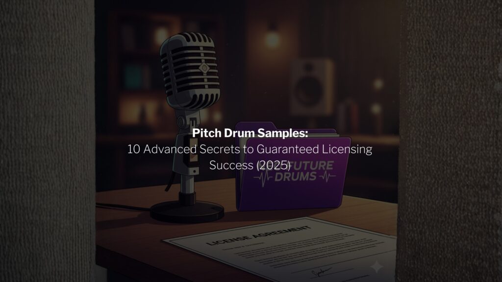 Pitch Drum Samples - Professional producer successfully licensing a drum kit