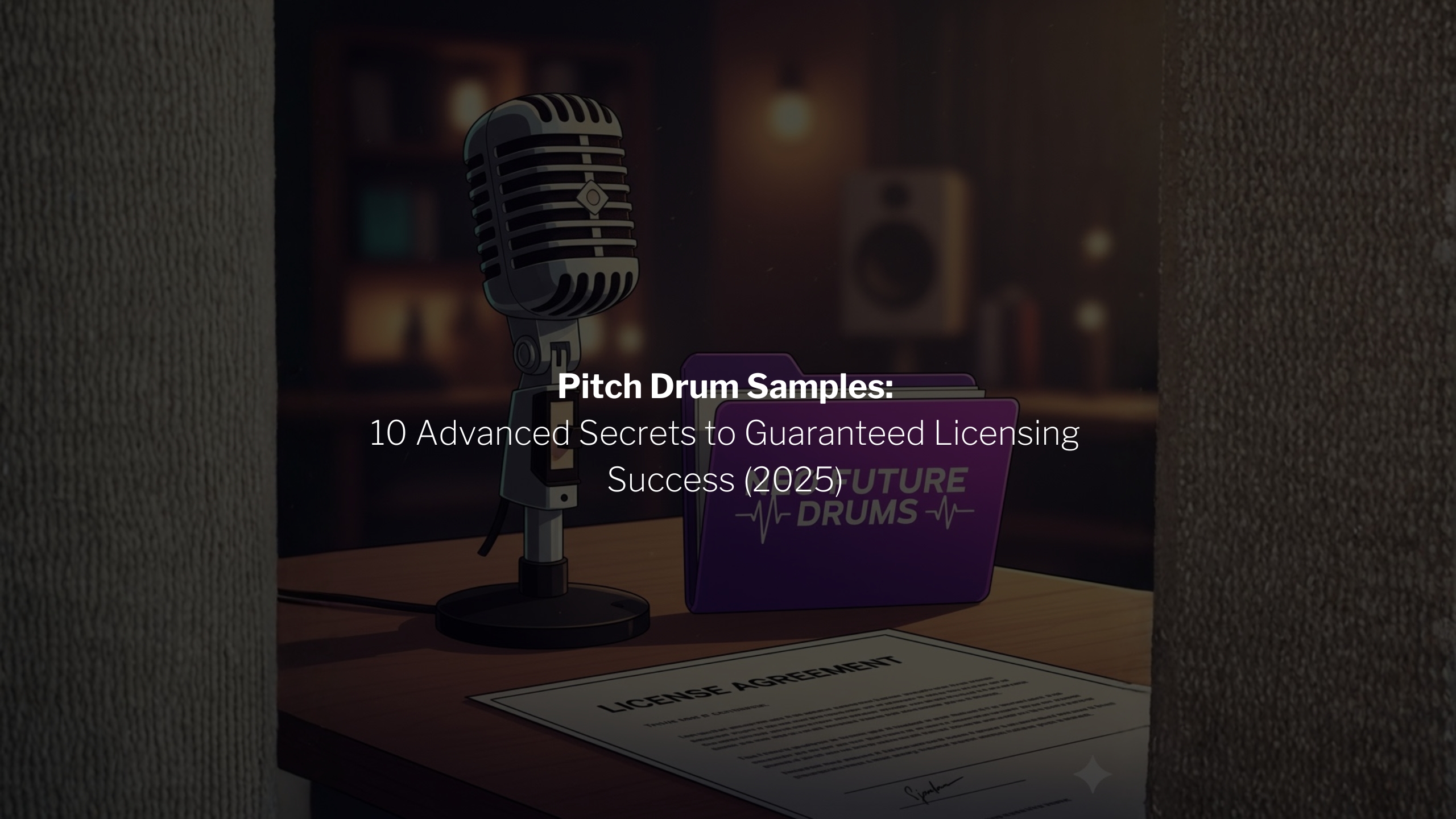 Pitch Drum Samples - Professional producer successfully licensing a drum kit