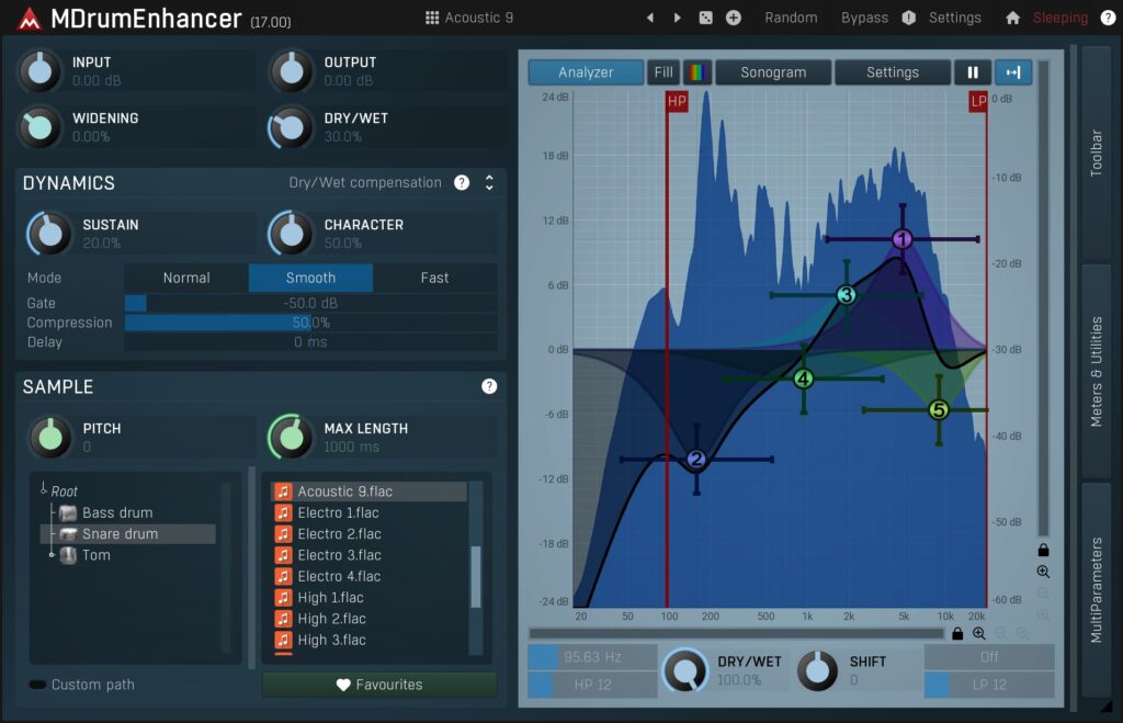 Achieving high-quality drum sound mastering standards